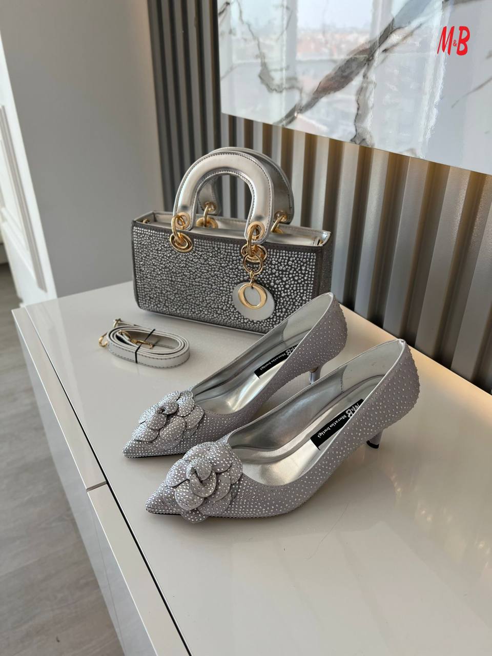 Madrid women bag and shoe set