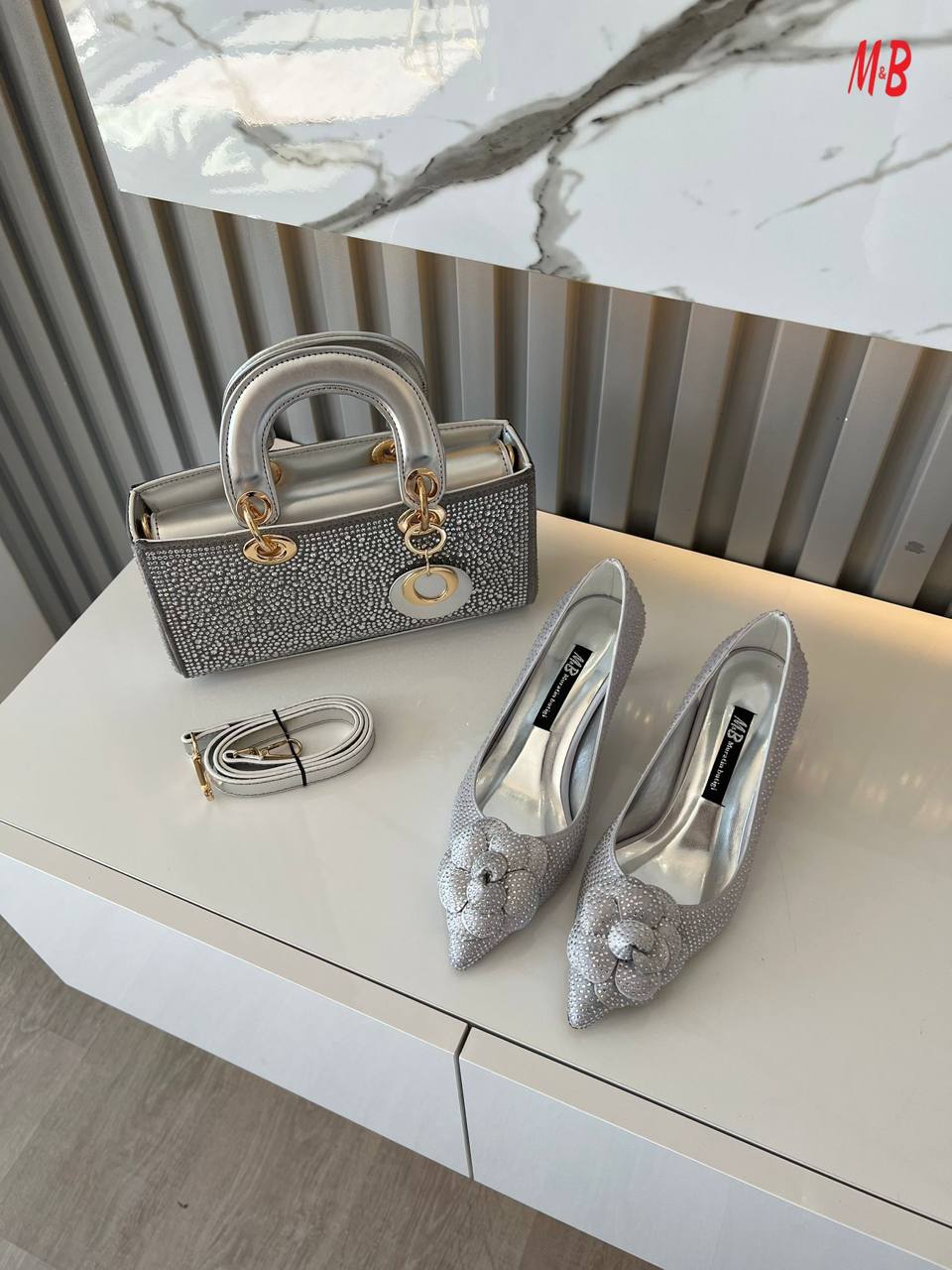 Madrid women bag and shoe set