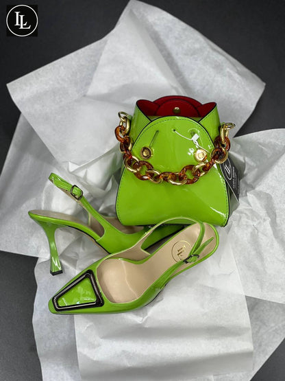 Wifey classic heel and bag set