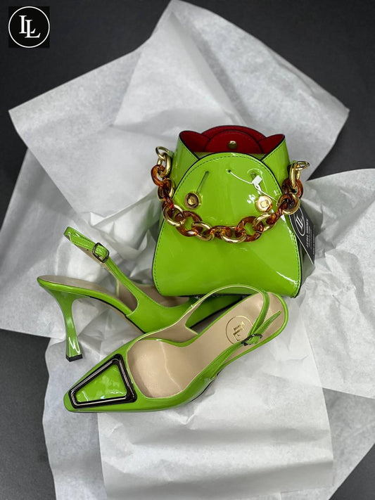 Wifey classic heel and bag set