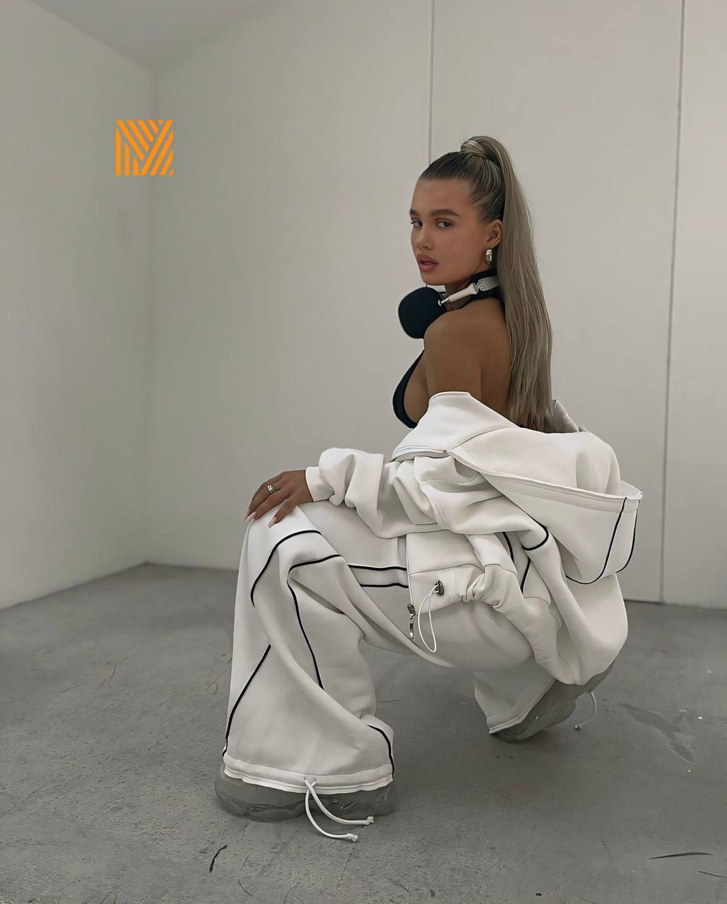 Morey sweater pant and jumper two piece women wear