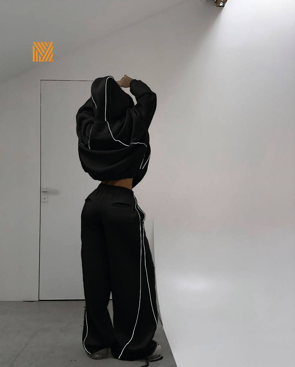 Morey sweater pant and jumper two piece women wear