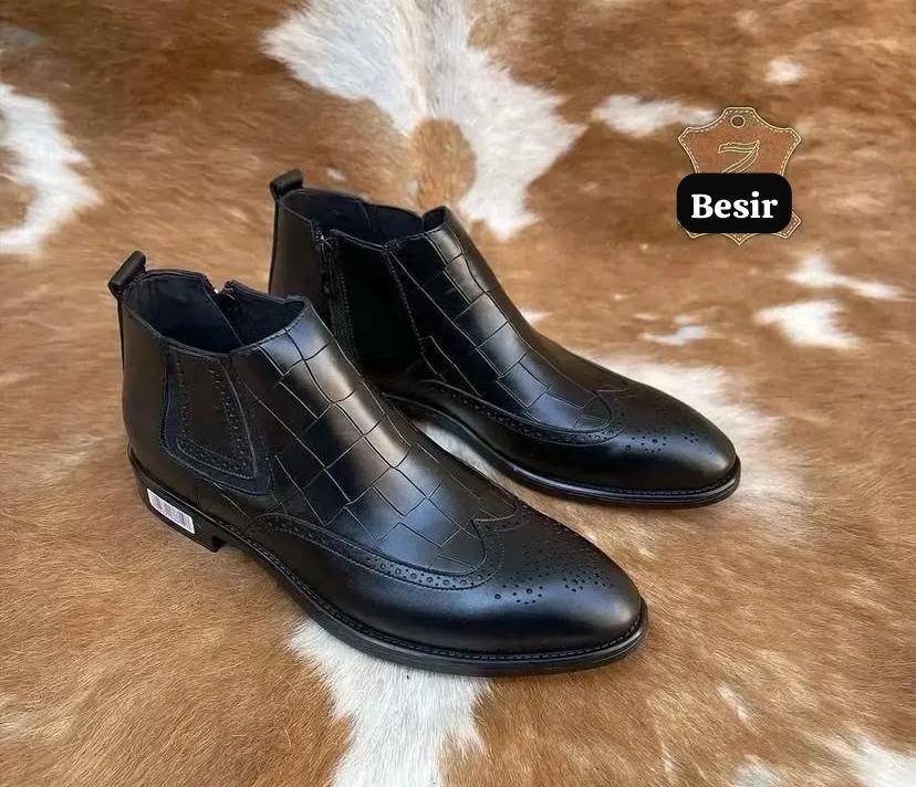 Baltazar handmade vintage croc men vintage boots