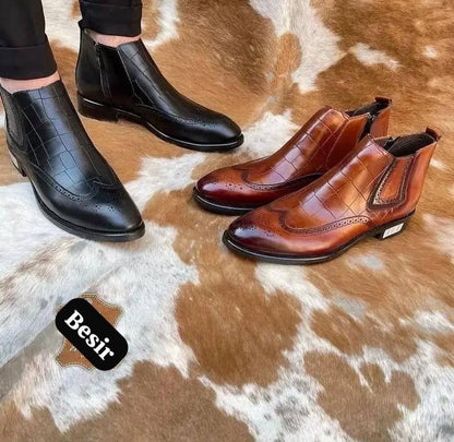 Baltazar handmade vintage croc men vintage boots