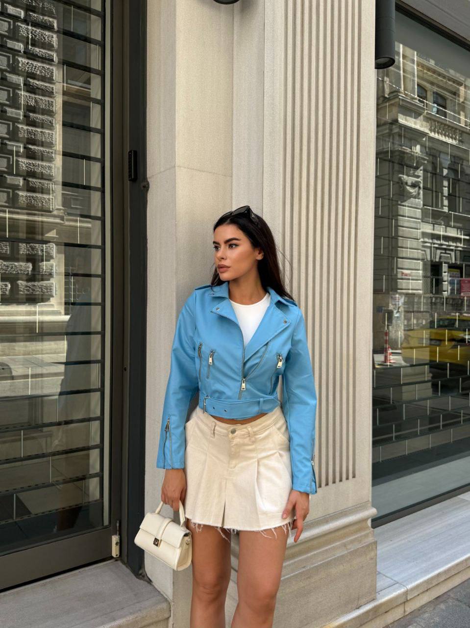 Wayne women classic leather biker jackets