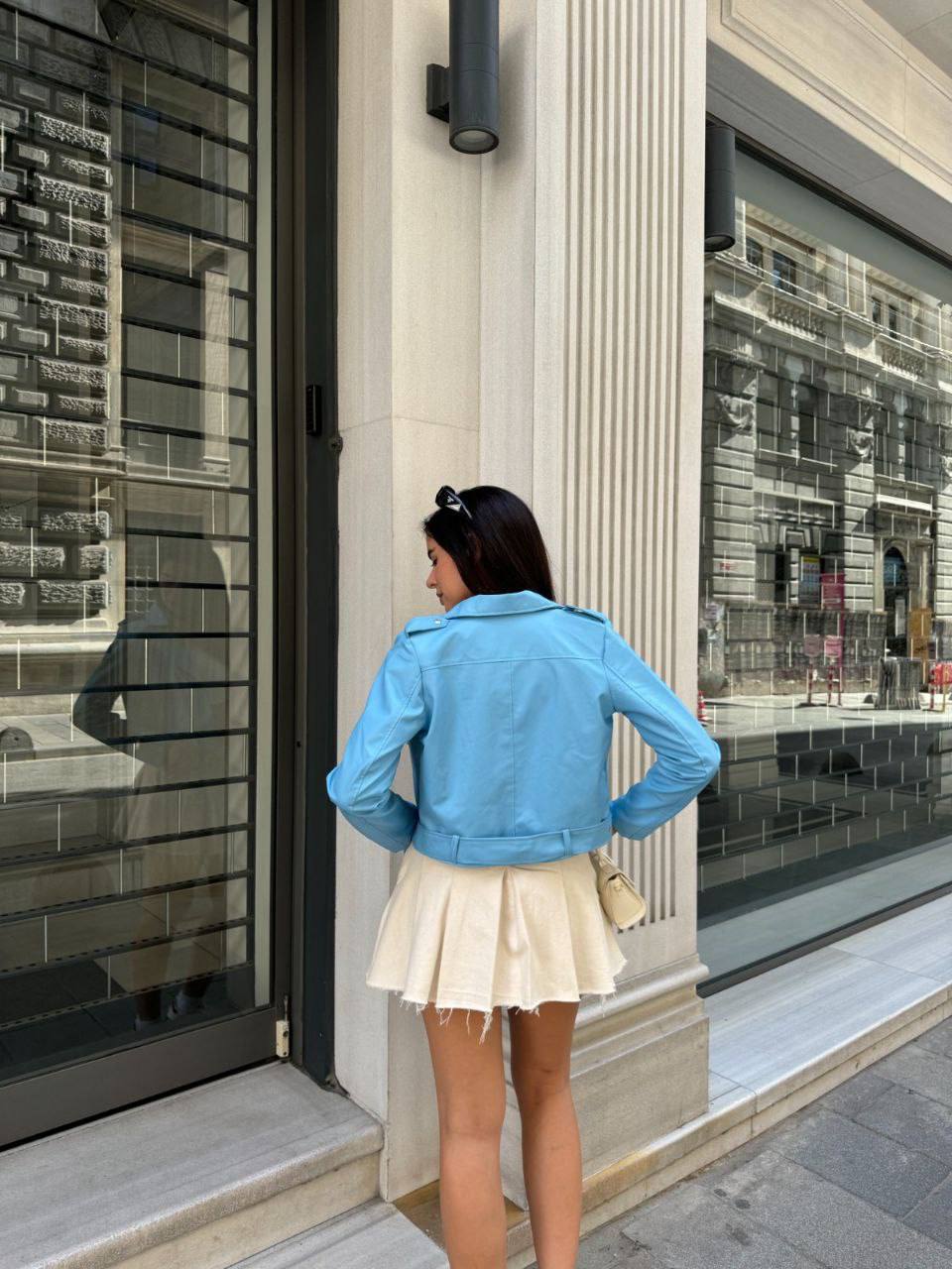 Wayne women classic leather biker jackets