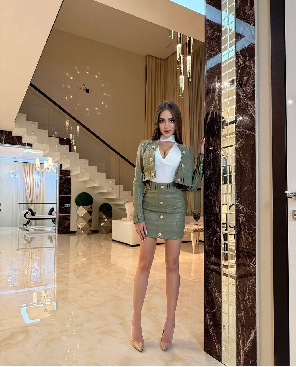 Swiss two piece fancy women wear