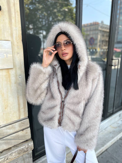 Zari women genuine wool coat