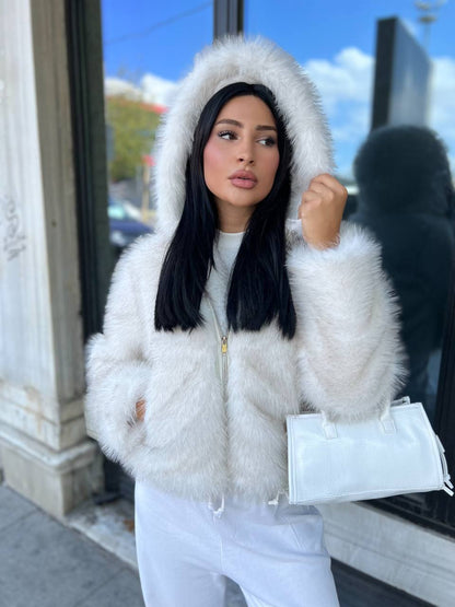 Zari women genuine wool coat