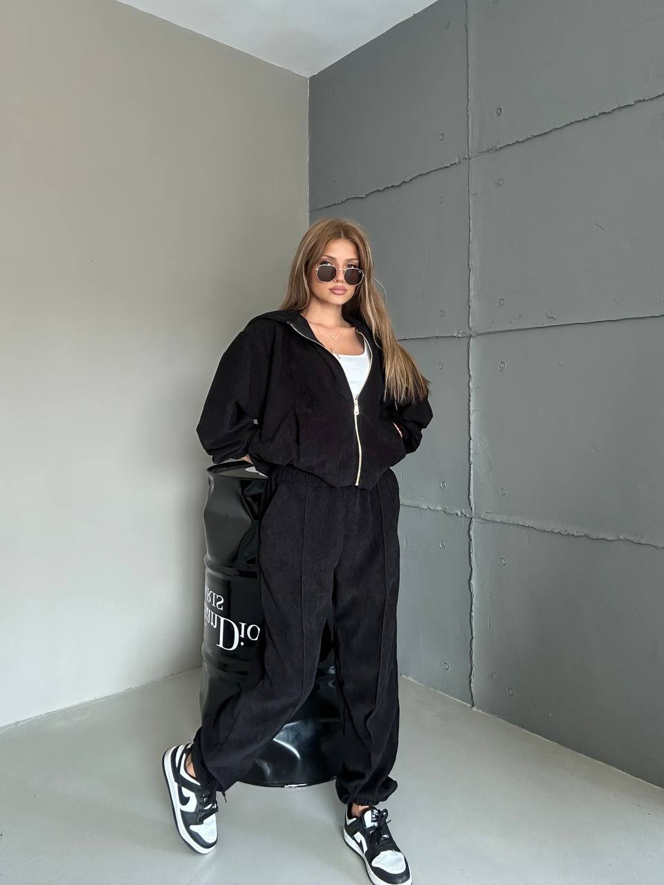 Leila two piece velvet women set