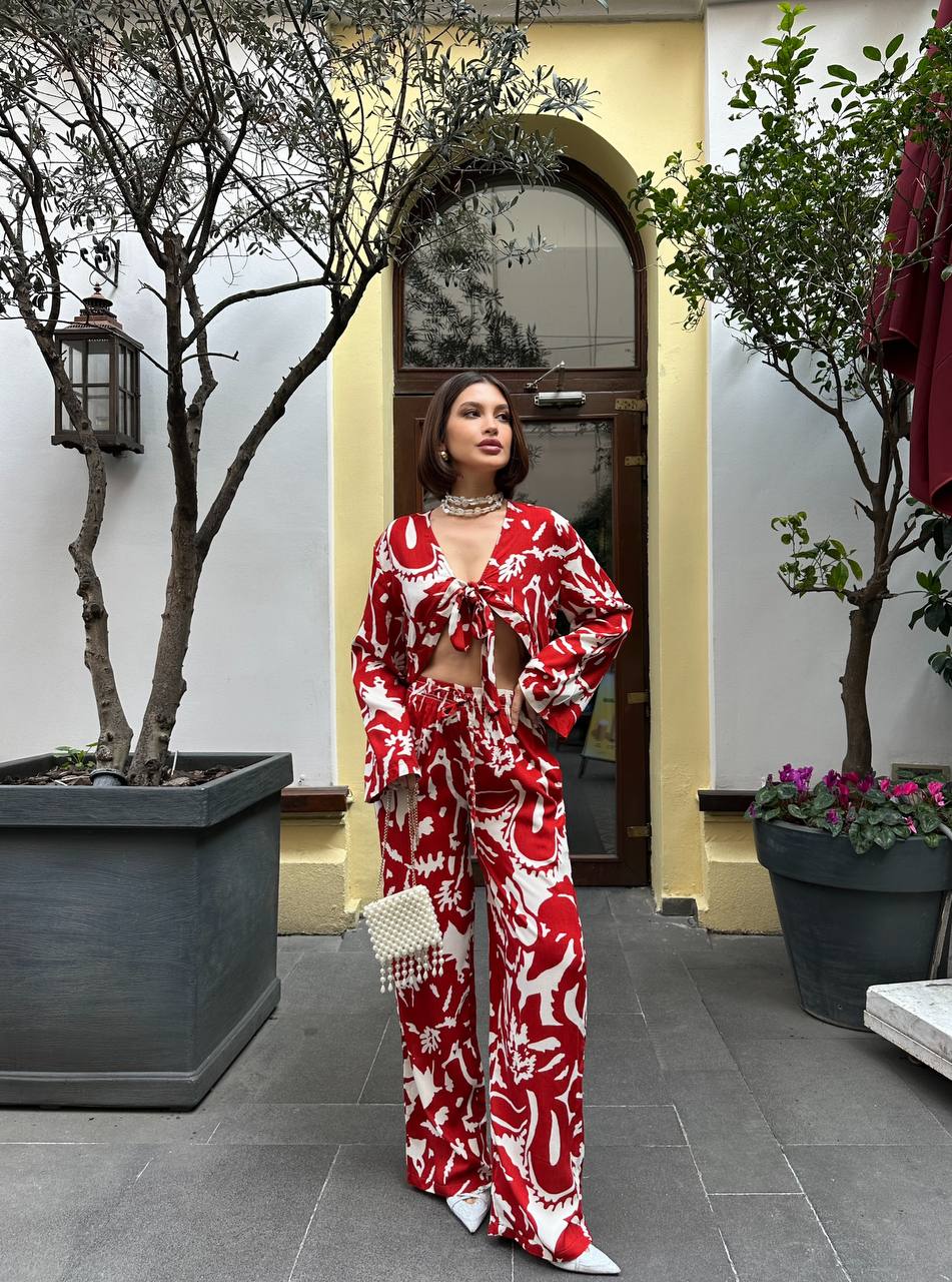 Roland two piece floral women summer wear