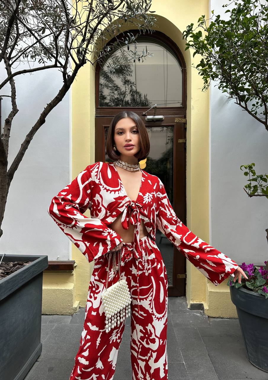 Roland two piece floral women summer wear