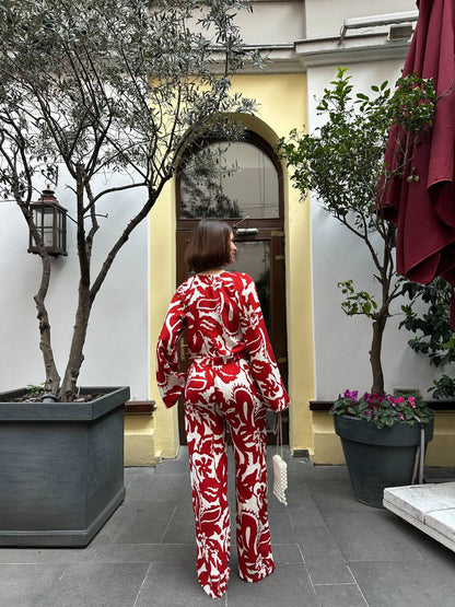 Roland two piece floral women summer wear