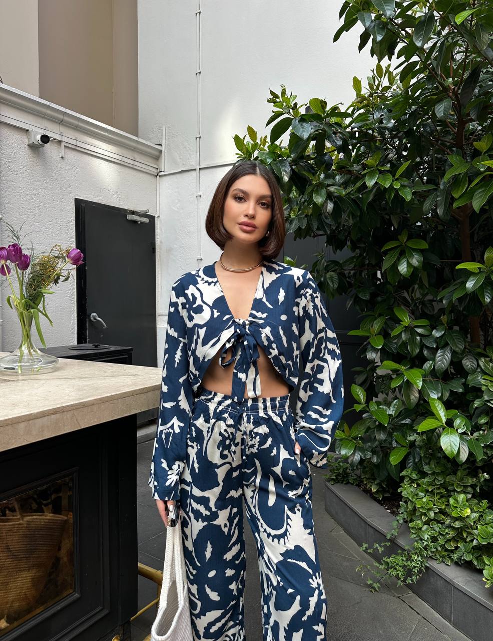 Roland two piece floral women summer wear