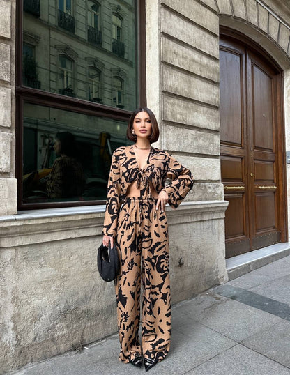 Roland two piece floral women summer wear