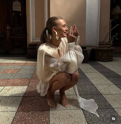 VANESYA FABRIC DRESS WİTH SHORT🩲