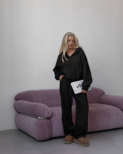 THREE-THREAD COTTON FABRIC WOMEN SET