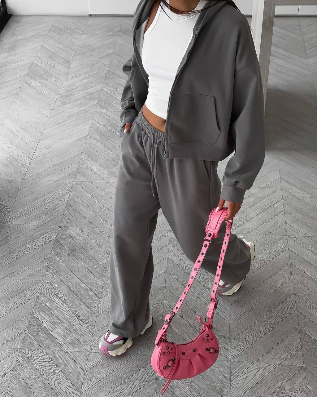 THREE-THREAD COTTON FABRIC WOMEN SET