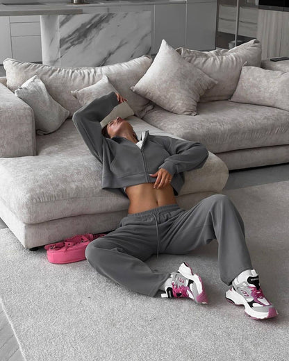 THREE-THREAD COTTON FABRIC WOMEN SET