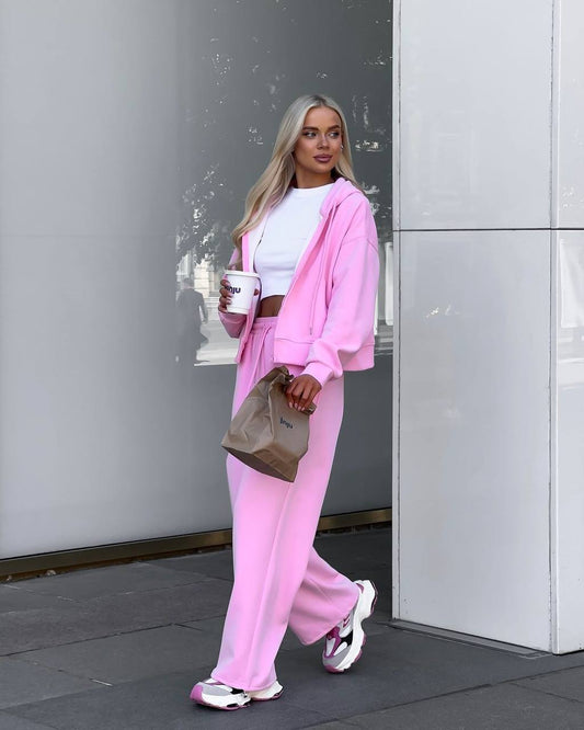 THREE-THREAD COTTON FABRIC WOMEN SET